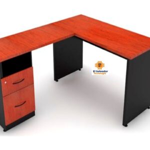 Escritorio Modular en L - TLS 851 - 1.35m x 1.35m Ancho x 0.55m Fondo x 0.76m Altura