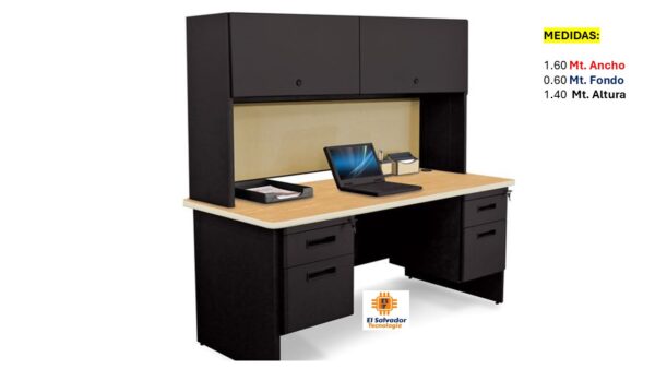 Escritorio Modular Multi Usos - TLS 852 - 1.60m Ancho x 0.60m Fondo x 1.40m Altura 