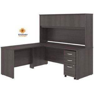 Escritorio Modular en L Multi Usos - TLS 855 - 1.60m x 1.60m Ancho x 0.60m Fondo x 1.40m Altura