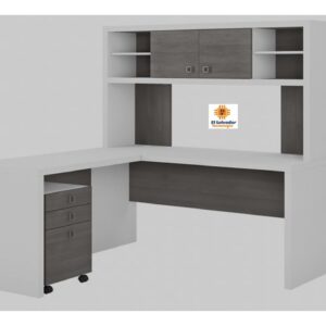 Escritorio Modular en L Multi Usos - TLS 863 - 1.60m x 1.50m Ancho x 0.60m Fondo x 1.30m Altura