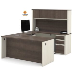 Escritorio Modular en L Multi Usos - TLS 868 - 1.60m x 1.50m Ancho x 0.60m Fondo x 1.40m Altura