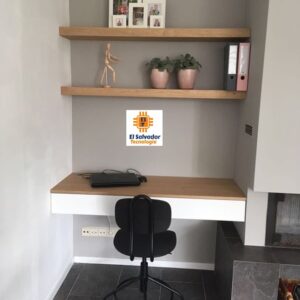 Escritorio Multi usos con repisas - TLS 649 - 1.00m Ancho x 0.40m Fondo x 0.10m Altura