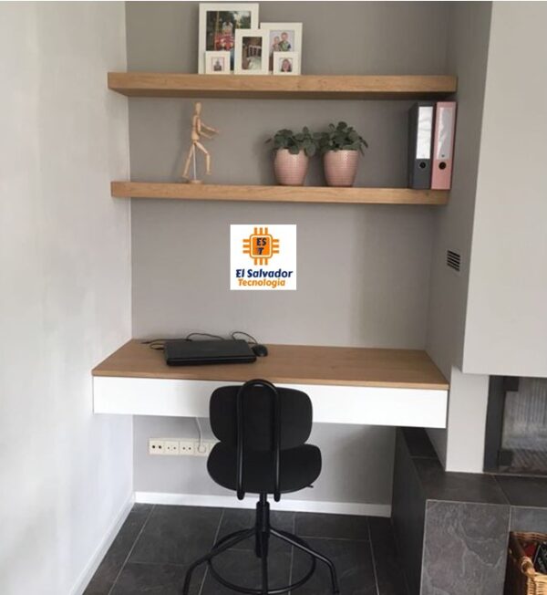 Escritorio Multi usos con repisas - TLS 649 - 1.00m Ancho x 0.40m Fondo x 0.10m Altura