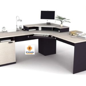 Escritorio Modular en L - TLS 679 - 1.60m x 1.50m Ancho x 0.60m Fondo x 0.76m Altura