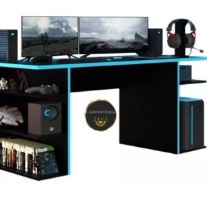 Escritorio Modular Gaming TLS 992 - 1.50m Ancho x 0.60m Fondo x 0.76m Altura base