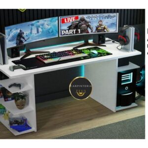 Escritorio Modular Gaming TLS 976 - 1.70m Ancho x 0.70m Fondo x 0.76m Altura