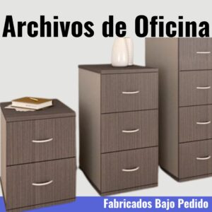 5. Archivos - Archiveros - Archivadores de Oficina de Melamina a la Medida Fabricados Bajo Pedido - Marca Zeus