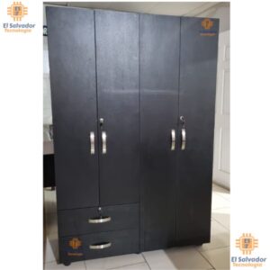 Closet de Melamina para Hogar con Gavetas y Puertas Abatibles - TLS - 1.83m Alto x 1.20m Ancho x 0.47m Fondo