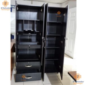 Closet de Melamina para Hogar con Gavetas y Puertas Abatibles - TLS - 1.83m Alto x 1.20m Ancho x 0.47m Fondo