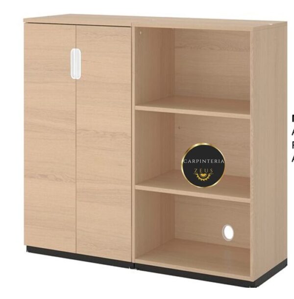 Credenza Multifuncional de Melamina - TLS 1166 - 1.20m Ancho x 0.36m Fondo x 1.20m Altura