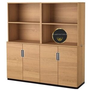 Credenza Multifuncional de Melamina - TLS 1167 - 1.60m Ancho x 0.40m Fondo x 1.80m Altura