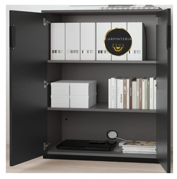 Credenza Multifuncional de Melamina - TLS 1169 - 0.80m Ancho x 0.36m Fondo x 1.10m Altura