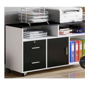 Credenza Multifuncional de Melamina - TLS 1172 - 1.00m Ancho x 0.36m Fondo x 0.80m Altura