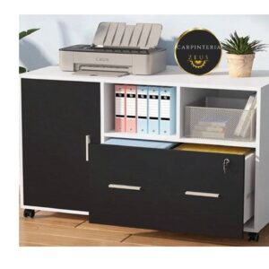 Credenza Multifuncional de Melamina - TLS 1173 - 1.20m Ancho x 0.36m Fondo x 0.80m Altura