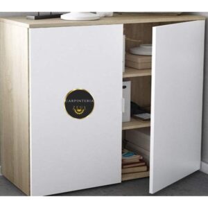 Credenza Multifuncional de Melamina - TLS 1175 - 0.76m Ancho x 0.36m Fondo x 1.10m Altura