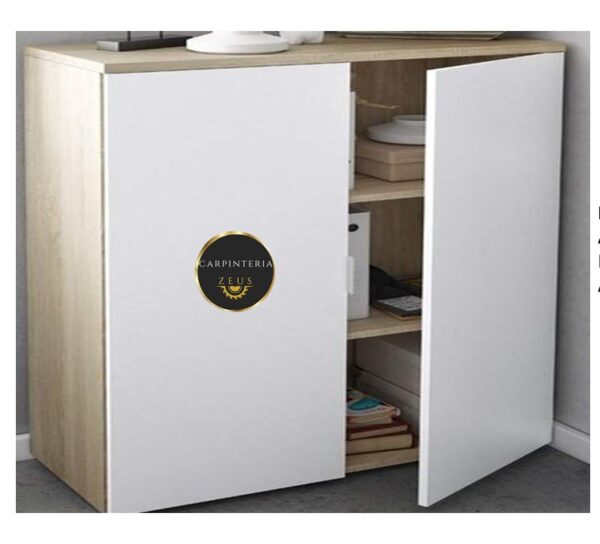 Credenza Multifuncional de Melamina - TLS 1175 - 0.76m Ancho x 0.36m Fondo x 1.10m Altura