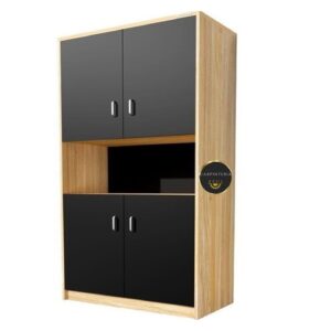 Credenza Multifuncional de Melamina - TLS 1176 - 1.10m Ancho x 0.36m Fondo x 1.90m Altura