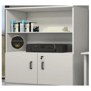 Credenza Multifuncional de Melamina - TLS 1178 - 0.76m Ancho x 0.36m Fondo x 1.80m Altura