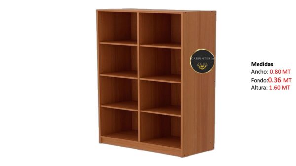 Credenza Multifuncional de Melamina - TLS 1184 - 0.80m Ancho x 0.36m Fondo x 1.60m Altura