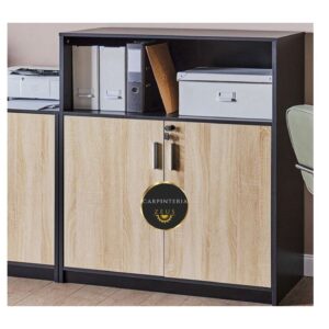 Credenza Multifuncional de Melamina - TLS 1155 - 1.00m Ancho x 0.40m Fondo x 1.10m Altura