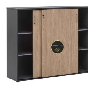 Credenza Multifuncional de Melamina - TLS 1156 -1.20m Ancho x 0.40m Fondo x 1.10m Altura