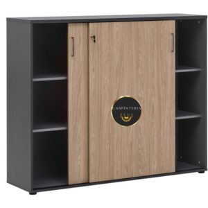 Credenza Multifuncional de Melamina - TLS 1156 -1.20m Ancho x 0.40m Fondo x 1.10m Altura