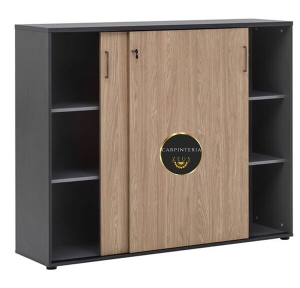 Credenza Multifuncional de Melamina - TLS 1156 -1.20m Ancho x 0.40m Fondo x 1.10m Altura