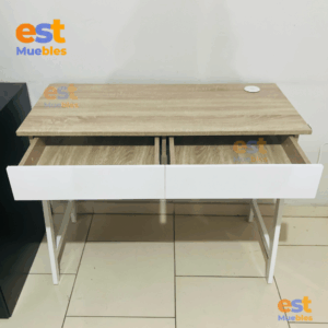 Escritorio para computadora de un solo nivel con cargador USB multifuncional–XTECH–XTF-CD206–1.00m anchox0.48 fondo.