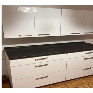 Mueble Aéreo y Credenza para Cocina de Melamina - TLS 1352 - 1.50m Ancho x 0.36m Fondo x 0.55 Altura