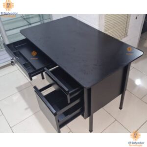 Escritorio Ejecutivo CMK PREMIUN - Color Negro - 1.20 mt Ancho x 0.75m Profundidad x 0.75m Altura