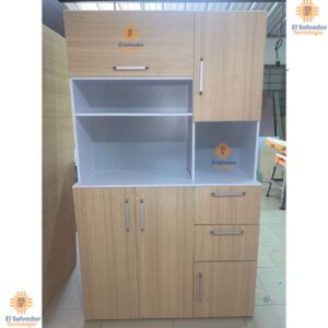 Mueble de Cocina de Melamina - TLS - 1.80m Alto x 1.10m Ancho x 0.46m Fondo