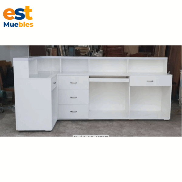 Mueble para recepcion elegante esquinero–TLS–3464