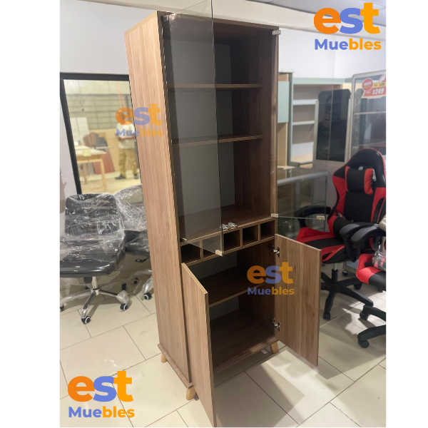 Librera con vitrina–TLS–1017