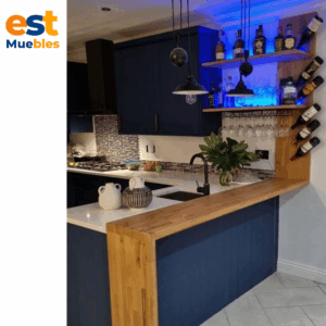 Muebles elegantes para cocina con colores neutros–TLS–3182