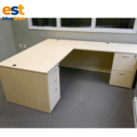 Escritorio en forma de L para oficina–TLS–3403