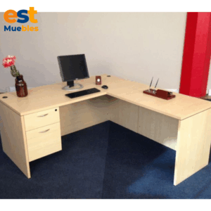 Escritorio en forma de L  para oficina–TLS–3404