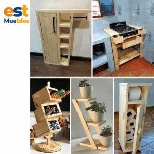 Muebles funcionales de madera–TLS–3236