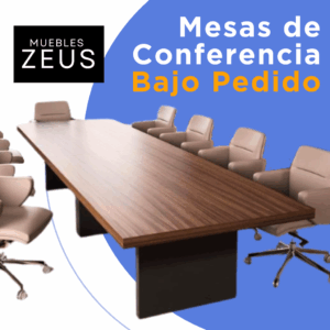 4. Mesa de Reunion De Juntas De Conferencia en Melamina - a la Medida Fabricados Bajo Pedido - Marca Zeus