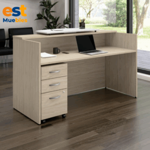 Escritorio de recepción multifuncional con capacidad de almacenamiento–TLS–3471