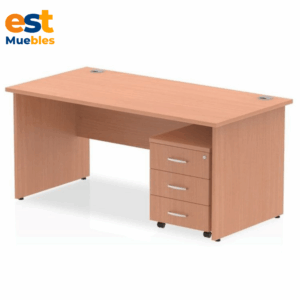 Escritorio de melamina para area de trabajo funcional–TLS–3407