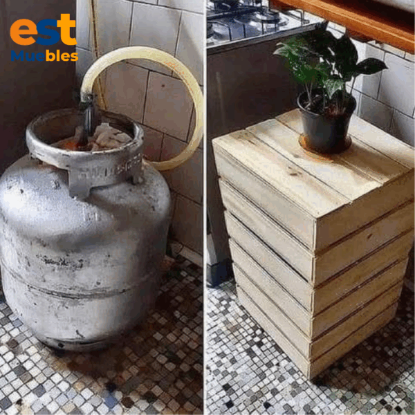 Mesa para cilindro de gas ideal para cocicina –TLS–3239
