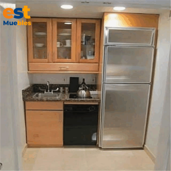 Muebles para cocina funcional elegantes con colores neutrales–TLS–3188
