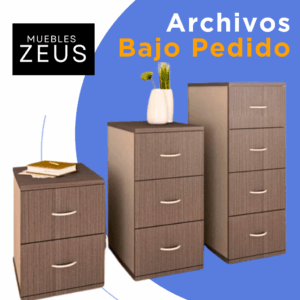 5. Archivos - Archiveros - Archivadores de Oficina de Melamina a la Medida Fabricados Bajo Pedido - Marca Zeus