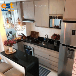Muebles para cocina elegantes funcionales bajo pedido–TLS–3193