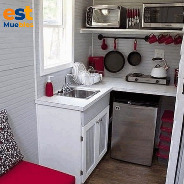 Muebles para cocina repisa y mesada con fregadero–TLS–3194