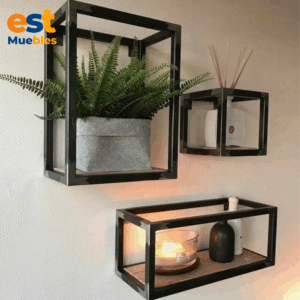 Repisas tipo cubo modernas y fucionales para interiores–TLS–3248