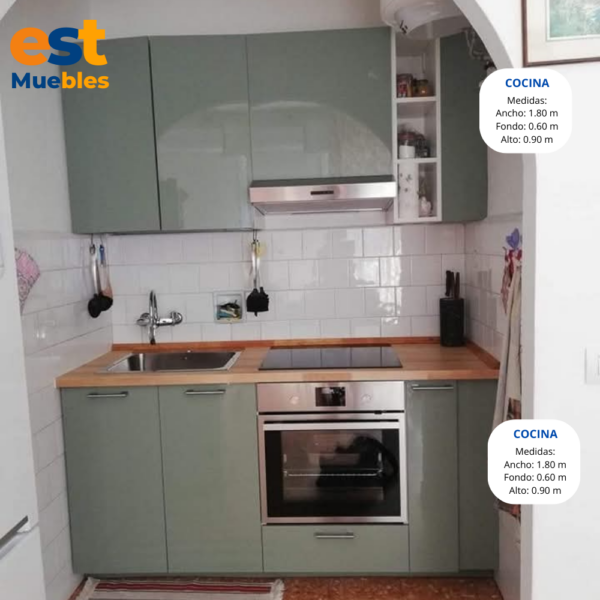 Muebles funcionales para cocina bajo pedido–TLS–3197