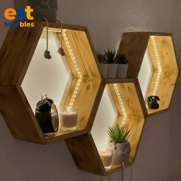 Repisas con luces modernas y funcionales–TLS–3250
