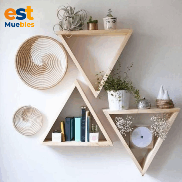 Repisa funcional con diseño moderno para decoraciones–TLS–3253