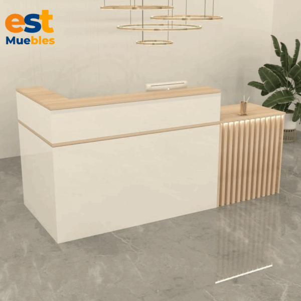 Mostrador de recepcion minimalista para area de ventas–TLS–3456